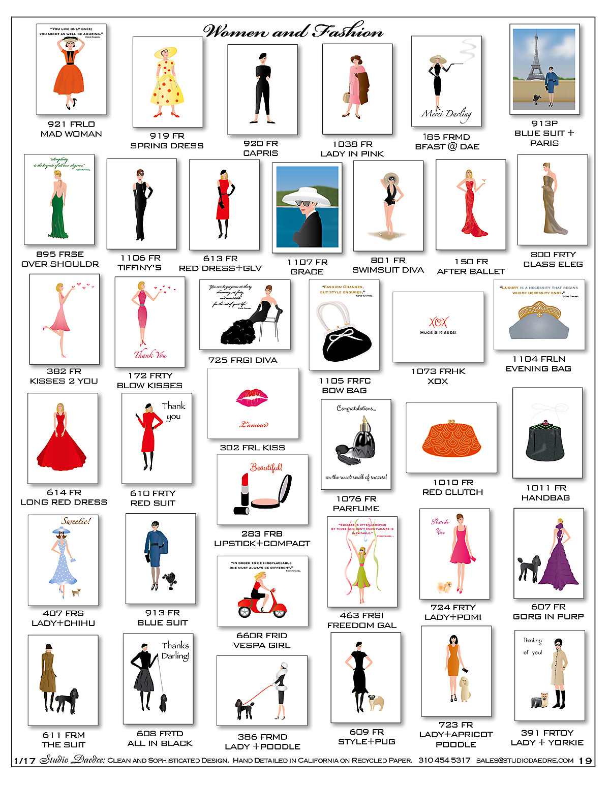 Fashion, perfume and purses