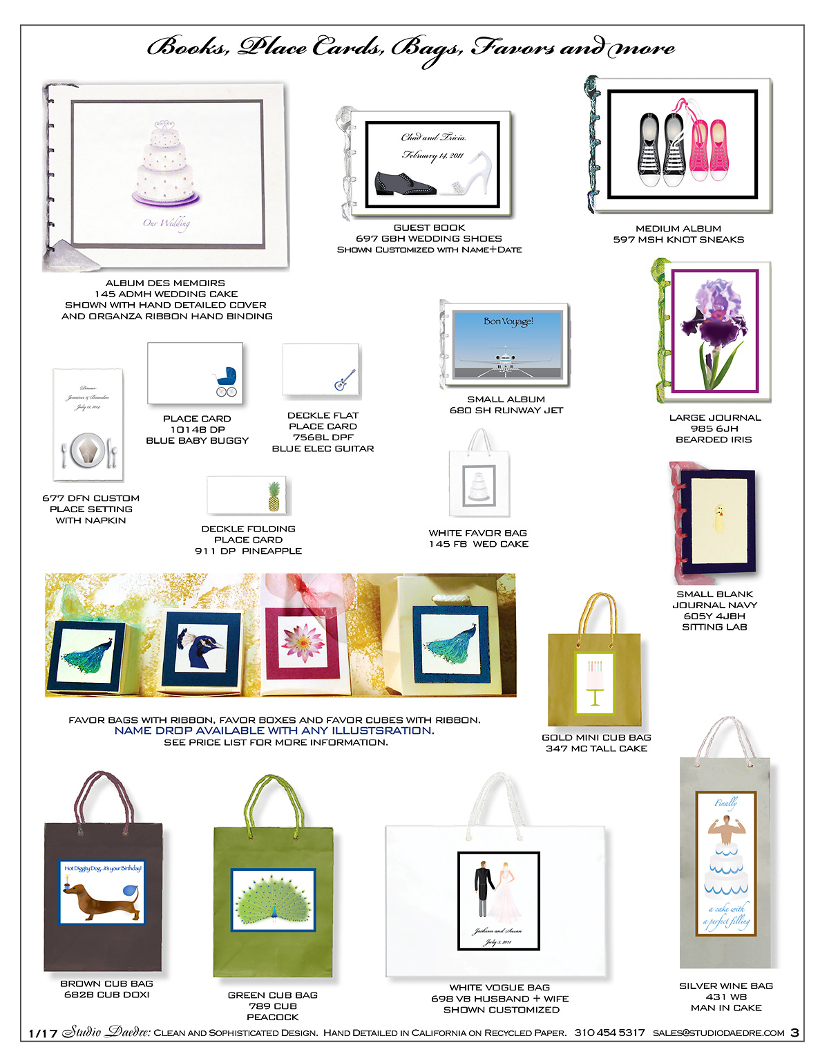 Deckle edged stationery 