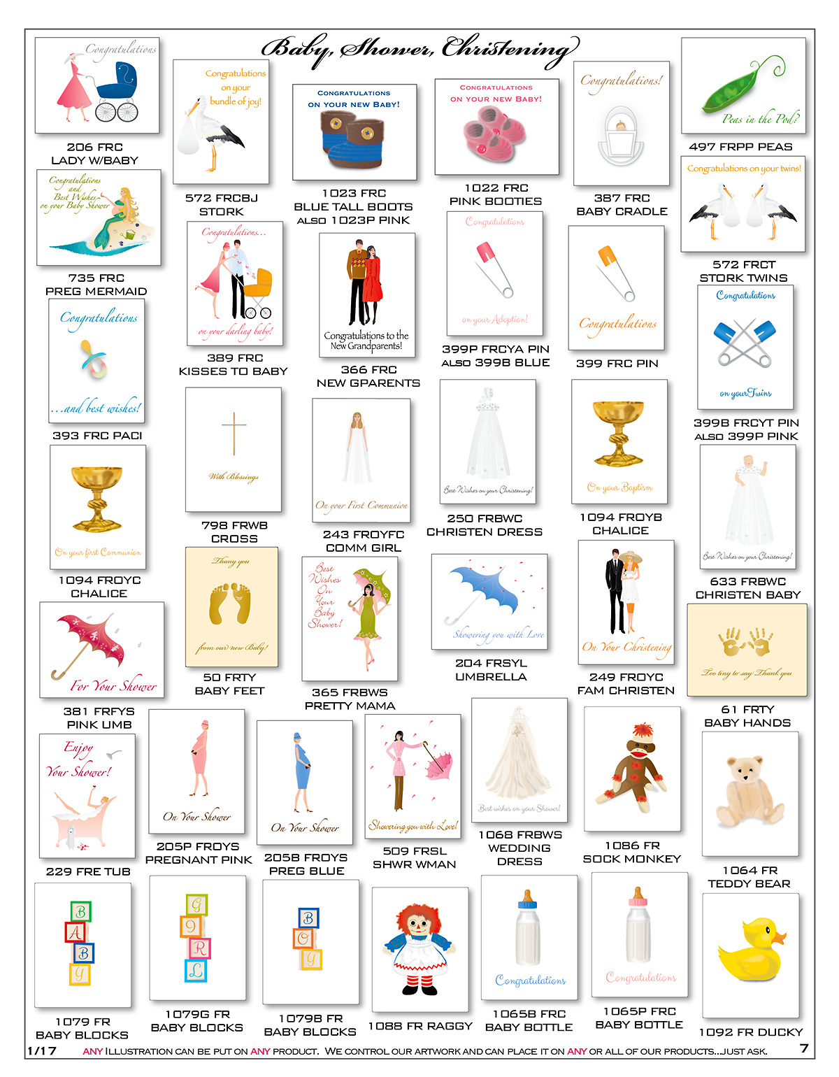 Handmade Baby Notecards & Hand made baby shower cards