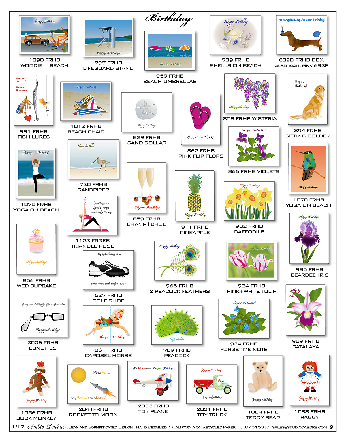 Made in USA - Burthday Cards, Handmade Birthday Cards, 